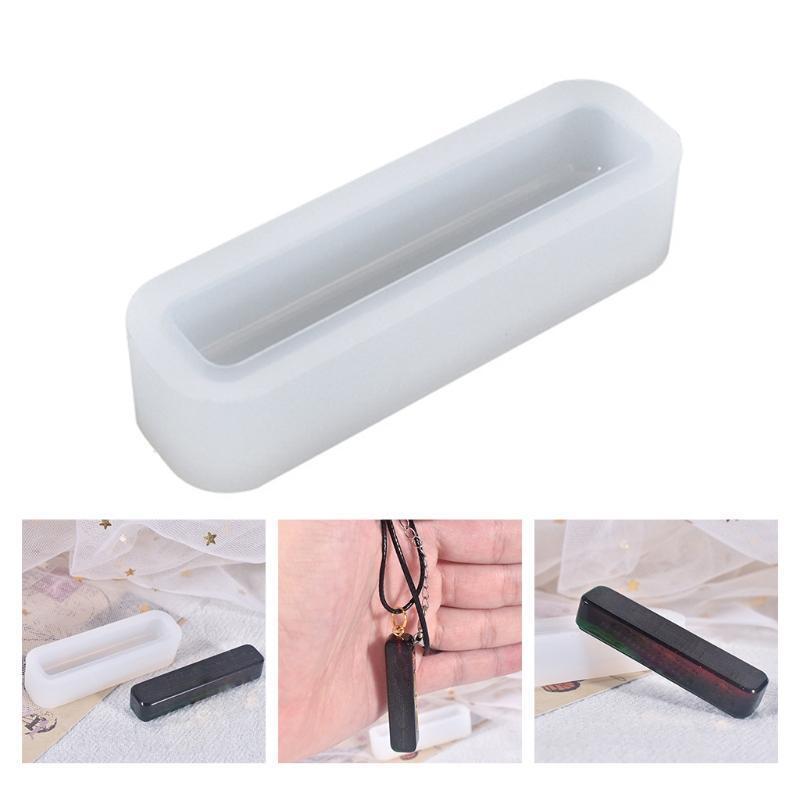 Long Strip Necklace Silicone Mold Keychain Pendant Casting Mold Handicrafts Mold