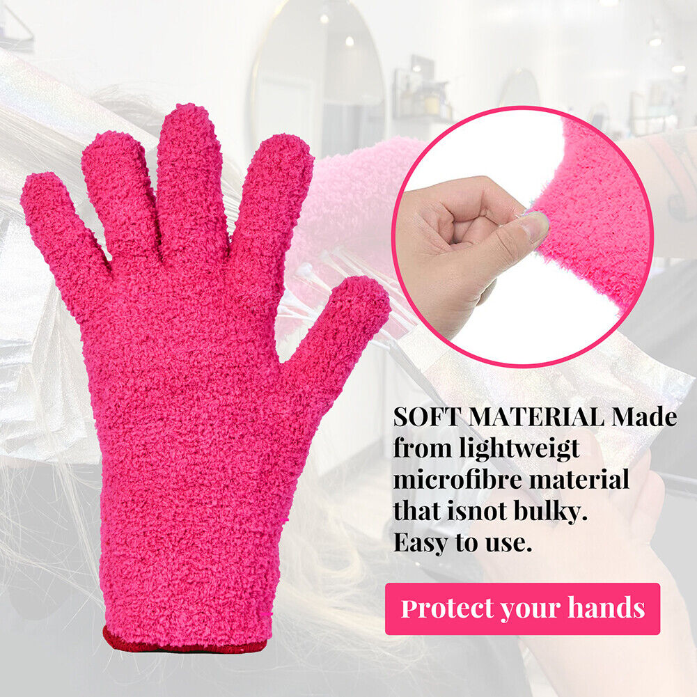 Home Microfiber Hair Dyed Gloves Durable Salons Hairdressing Tools Set