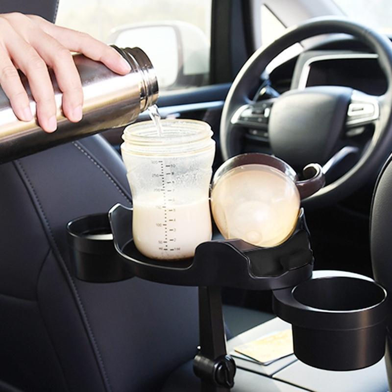 Car Table Auto Coffee Burger Rack Desk for Traveling Snack Phone Easy Installati