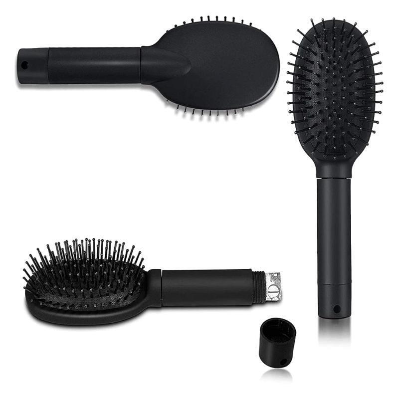 Hair Brush Secret Stash Box Money Jewelry Key Pill Storage Box Safe Stash Comb