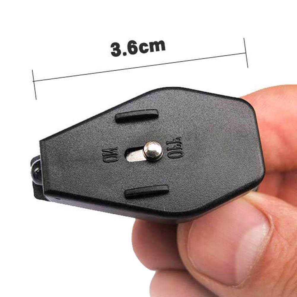 Mini LED Flashlight Clip-On Outdoor Fishing Glasses Light Book Reading Lamp