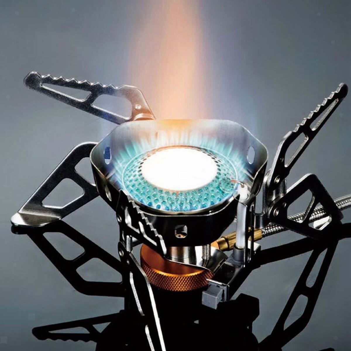 2600W Camping Gas Stove Windproof Camp Stove for Outdoor Backpacking Travel