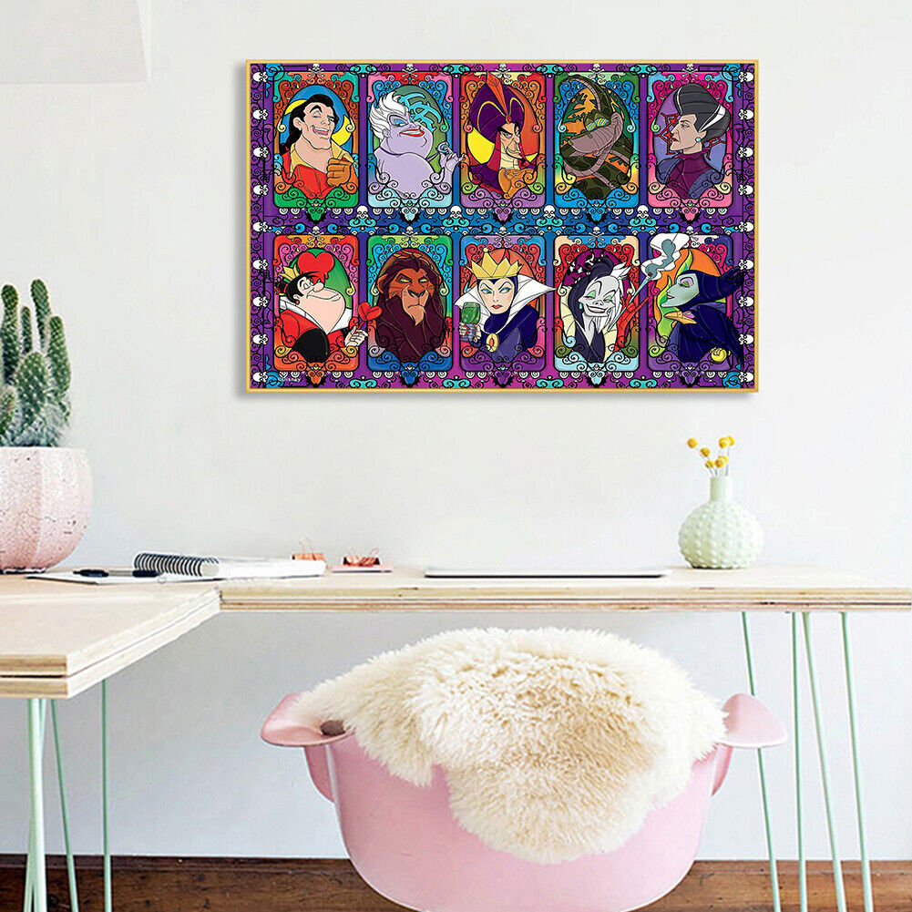 Cartoon Character Full Drill Diamond Painting 5D Mosaic Picture Home Decor