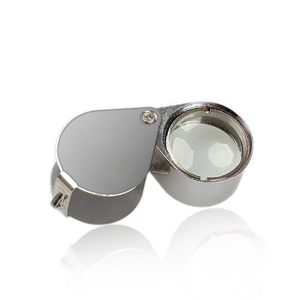 Mini 20 x 21mm Jeweler Loupe Eye Magnifier Magnifying Glass Triplet