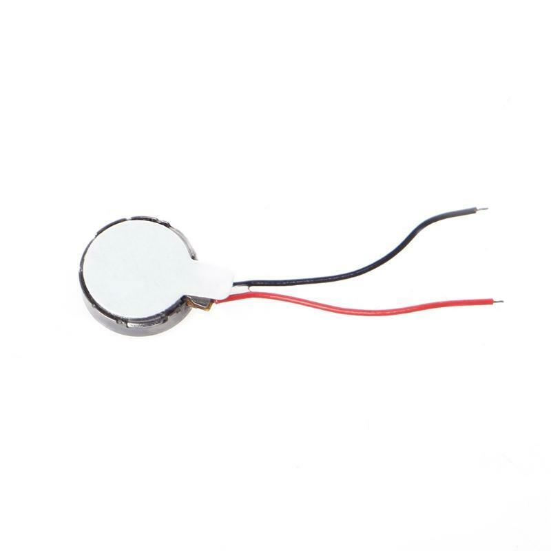 10x DC 3V 70mA 12000±2500RPM Phone Coin Flat Vibrating Vibration Motor