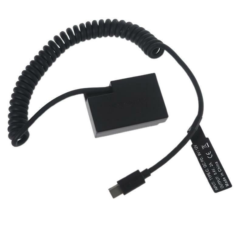 Type-C to DR E18 Dummy Battery Portable Camera Power Source for EOS RP 77D 800D