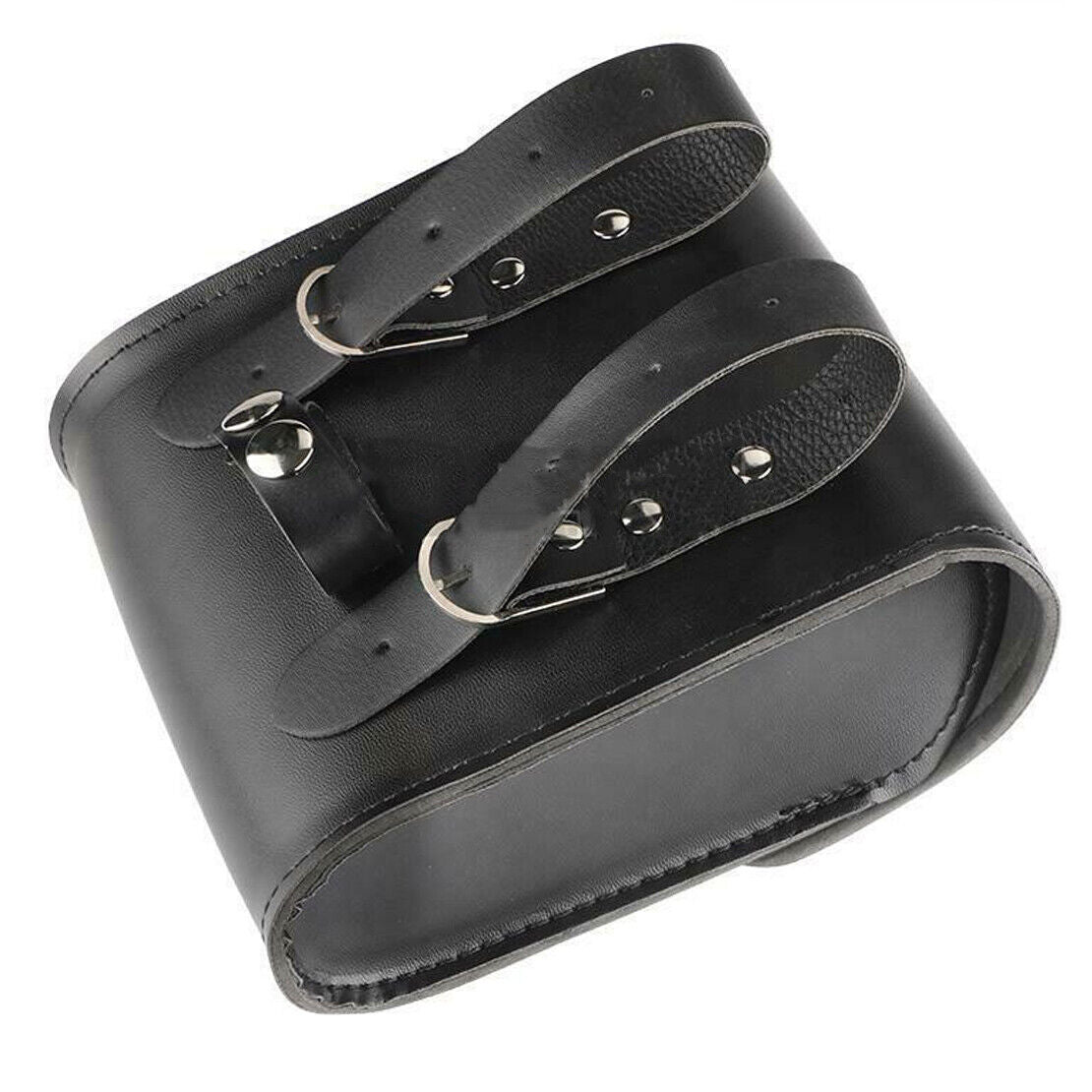 Hot Motorcycle Bike Tool Bag Fork Handlebar Saddlebag PU Leather Storage Pouch