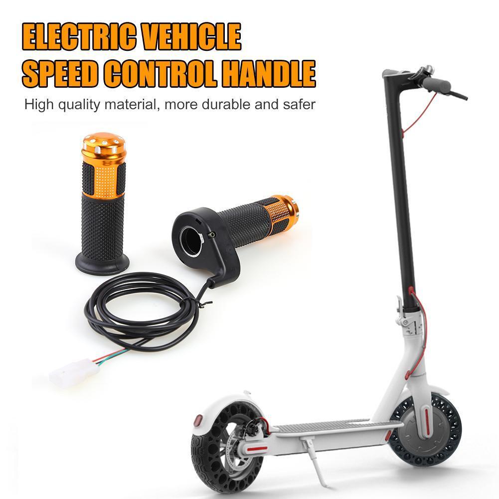3 Pairs Electric Twist Throttle Grip E-Scooter Bike Speed Control Handlebar