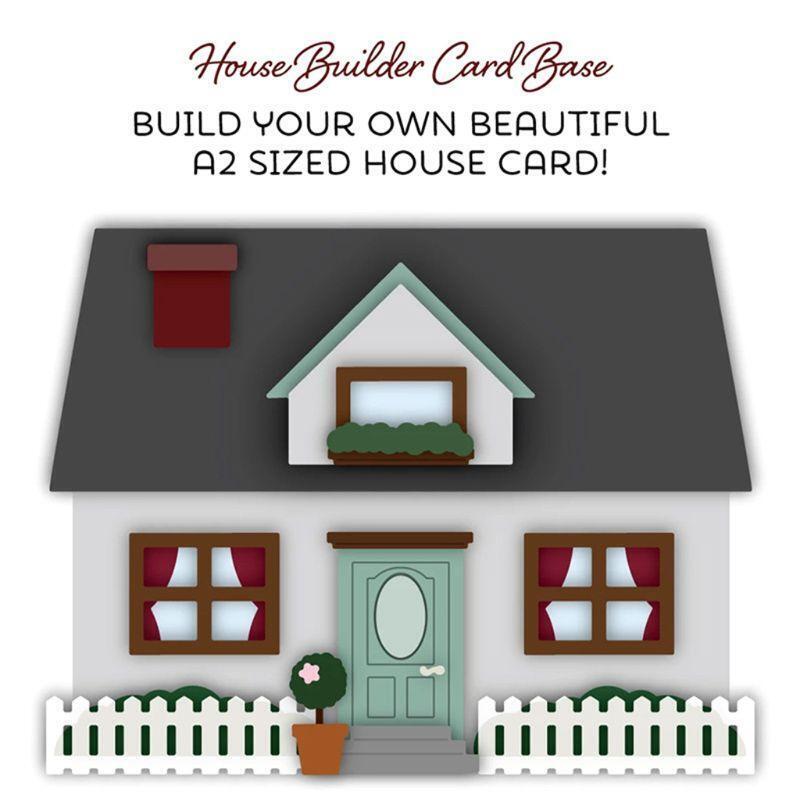 Metal House Cutting Dies Stencil Exquisite Scrapbooking Embossing Template