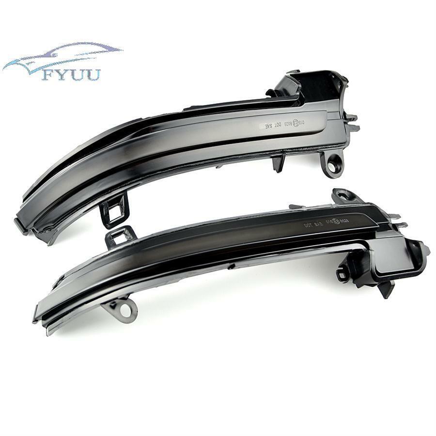 2xBlack Housing Yellow LED Rearview Mirror light Left&Right For BMW i3 2014-2018