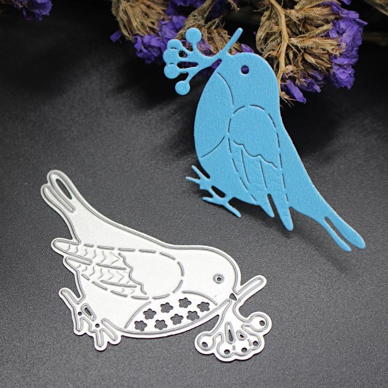 Animal Bird Cutting Dies DIY Scrapbooking Album Paper Card Stamp Making Decor
