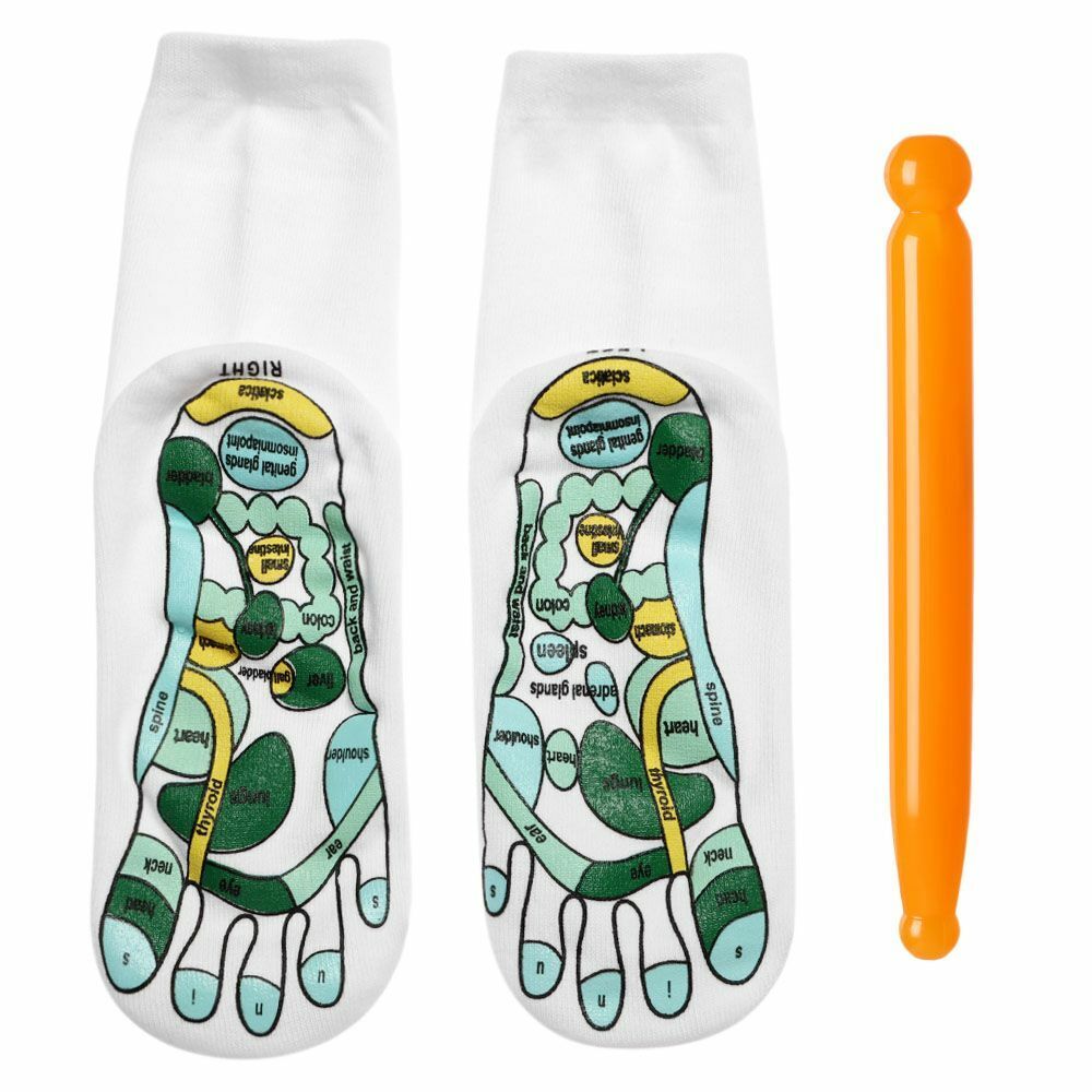 Physiotherapy Foot Point Acupressure Reflexology Socks Relieve Tired Feet