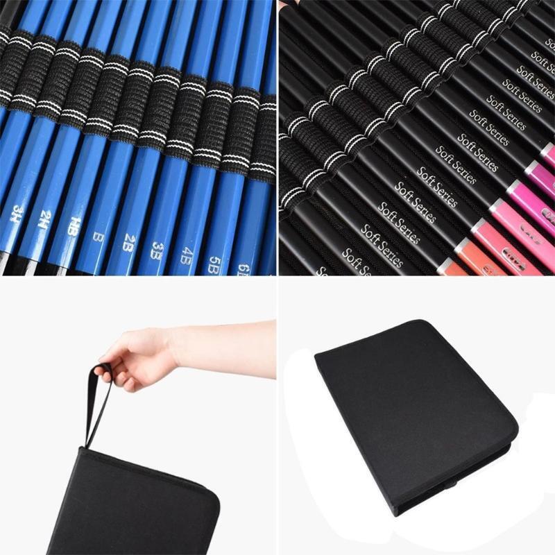 96pcs Sketch Drawing Pencils Set Charcoal Graphite Oil Colored Pencil for Artist
