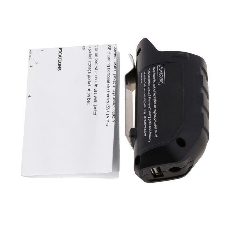 USB Adapter Charger Holster Replacement For BOSCH Professional Li-ion Battery
