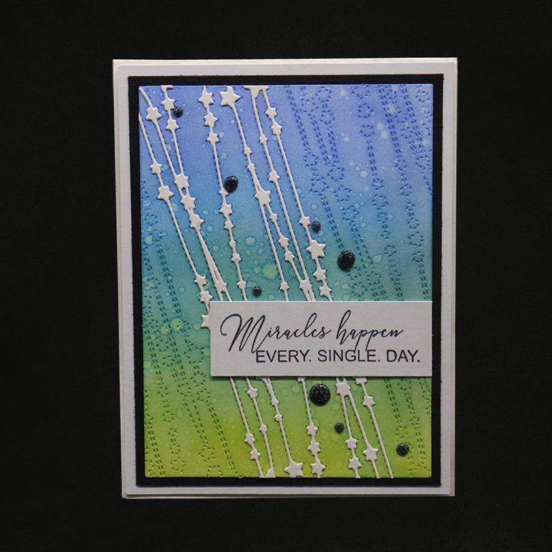Meteor Metal Cutting Dies Stencil Scrapbooking DIY Album Stamp Paper Card Emboss