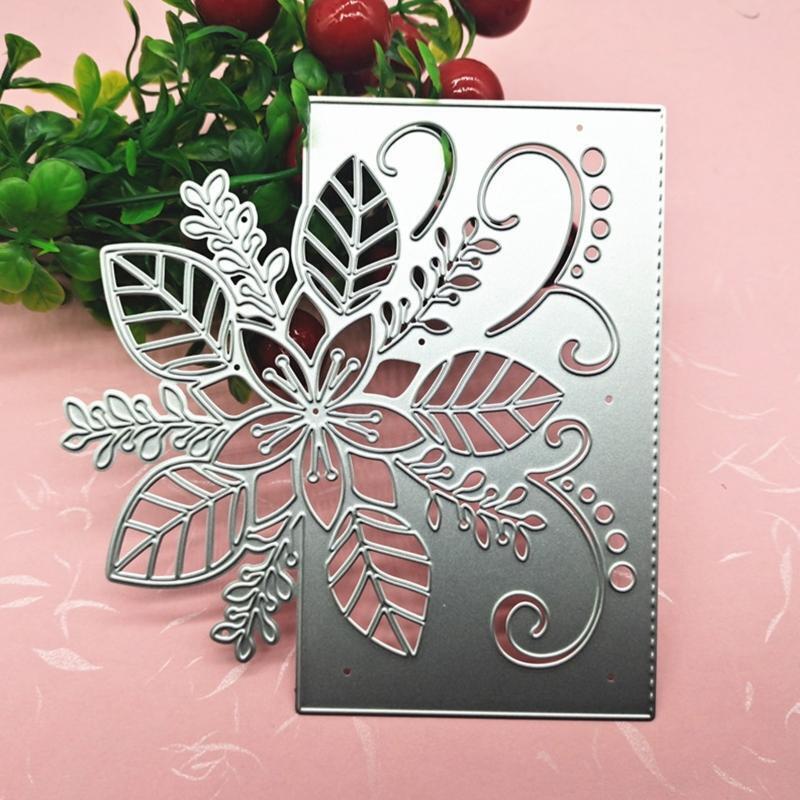 Flower Leaves Metal Cutting Dies Stencil Scrapbooking DIY Album Stamp Paper Card