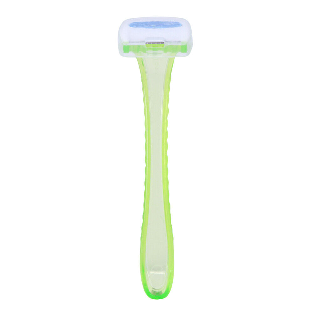 Portable Disposable Woman Bikini Hair Remover Razor Shaver Trimmer(Green)