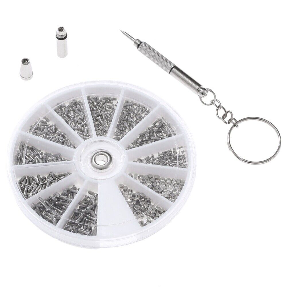 600PCS Small Screws Nuts Electronic Assortment Kit Multi-functional Screwdriver