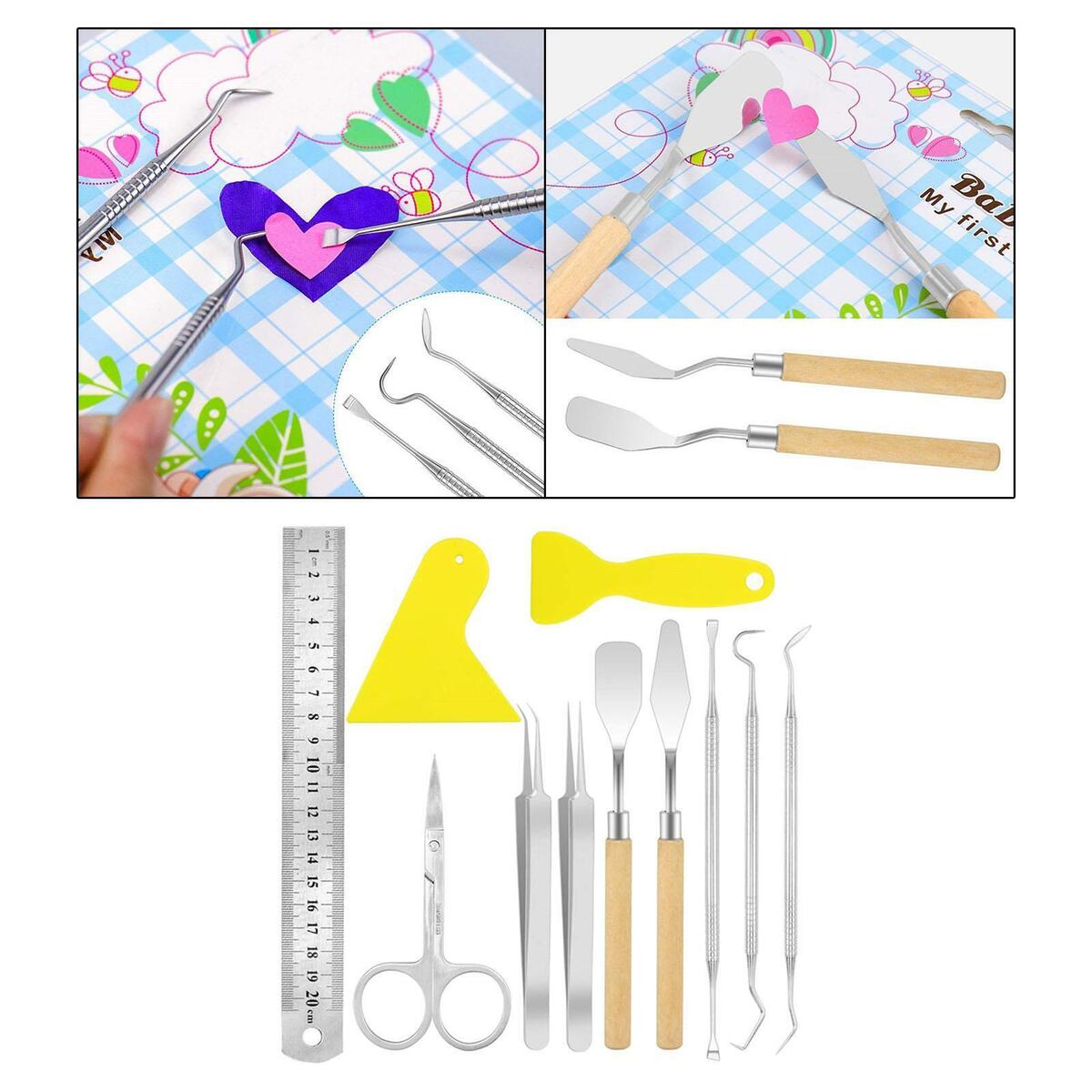 11   Weeding Tools Kit for Silhouttes Cameos Handmade DIY Steel