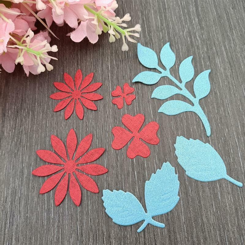 Various Leaves Metal Cutting Dies Stencil DIY Scrapbooking Album Paper Card
