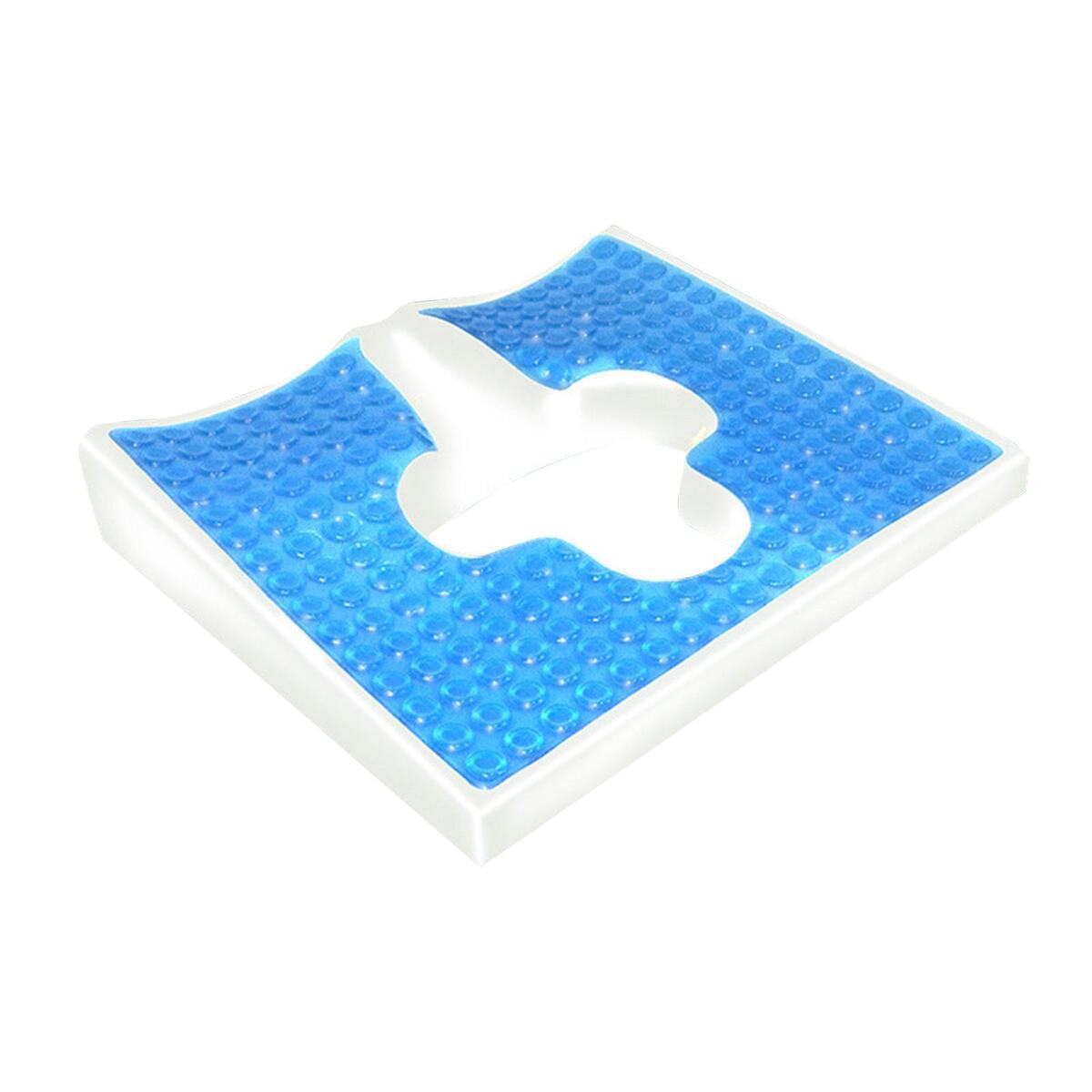 Silicone Memory Foam Seat Cushion Reusable for Tailbone Back Soreness Relief