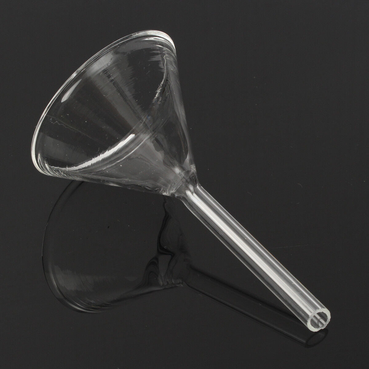 Dia 60mm Glass Powder Filter Triangle Funnel Chemistry Laboratory Lab Glassware