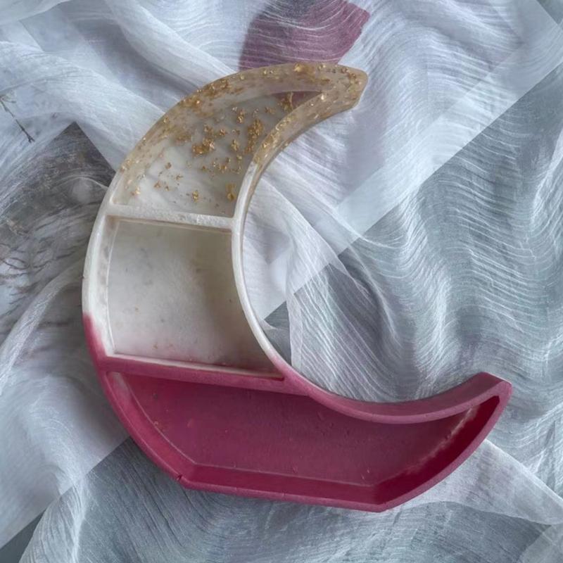 Crystal Mold Handmade Tray Decorations Oranaments Mold DIY Crafts Plaster Mould