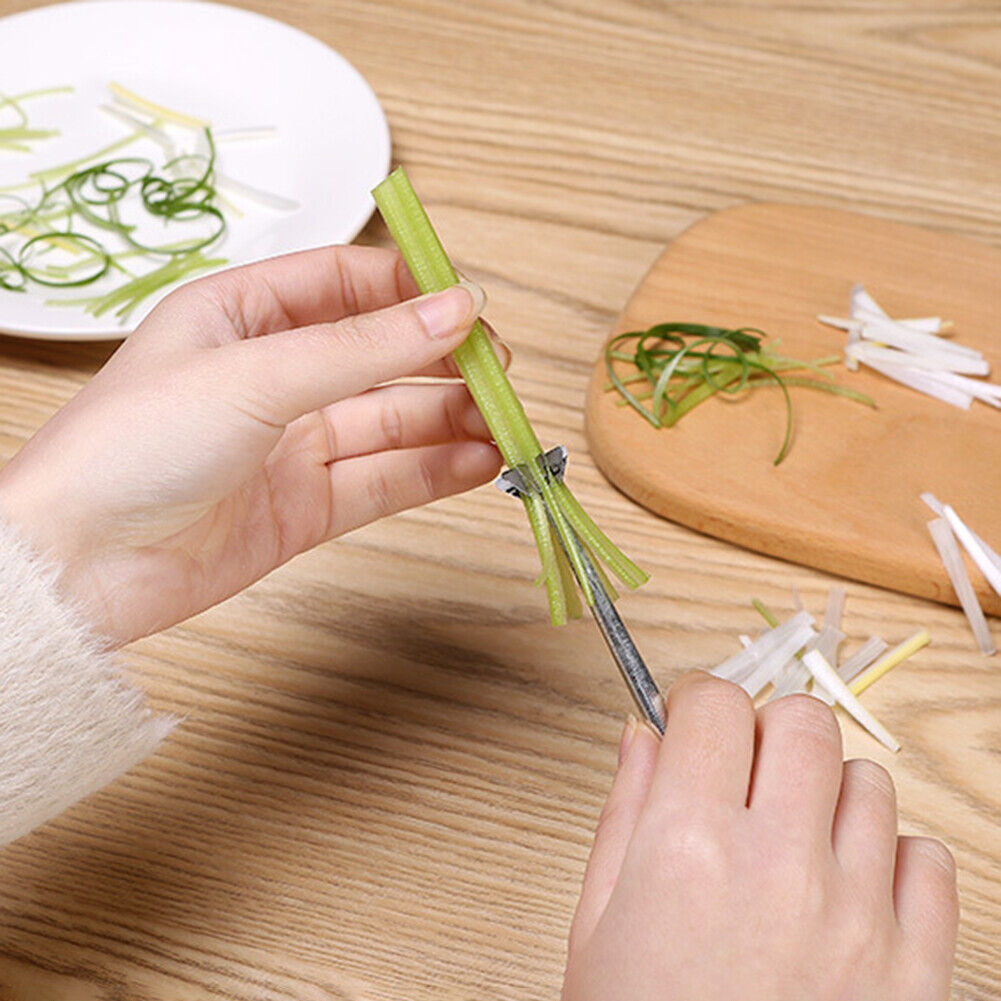 Plum Blossom Shaped Spring Onion Shredder Water Spinach Separator Slicer