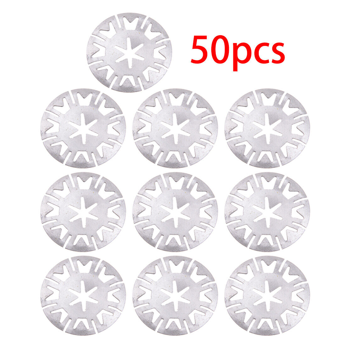 50pcs Undertray Exhaust Heat Shield Spring Washer Fixing Clip Nut fit for VW