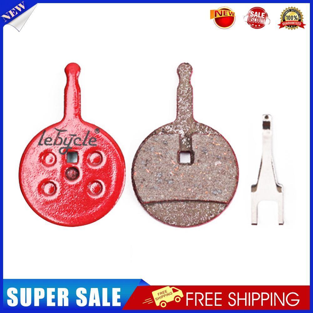 LEBYCLE 1 Set Semi-Metallic Bicycle Brake Pads Quiet Bike Disc Brake Pad