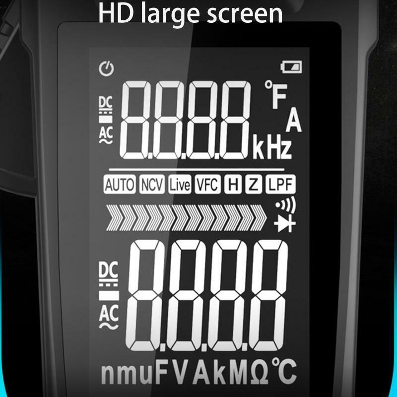 Multimeter with Large Screen Smart Dual Display AC Clamp Meter Utility Tester