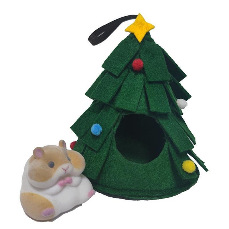 Small Animal House Soft Bed Warm Winter Hideout for Parrot Hamster Sugar Glider