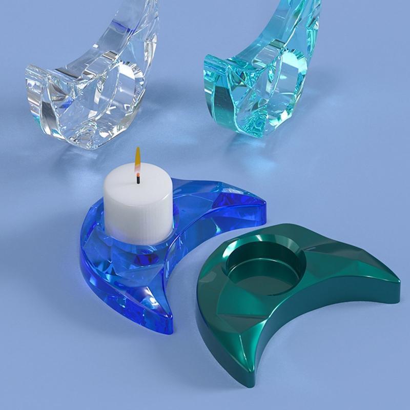 Candle Holder Mold for DIY Candlestick Jewelry Tray Wedding Home Table Decor
