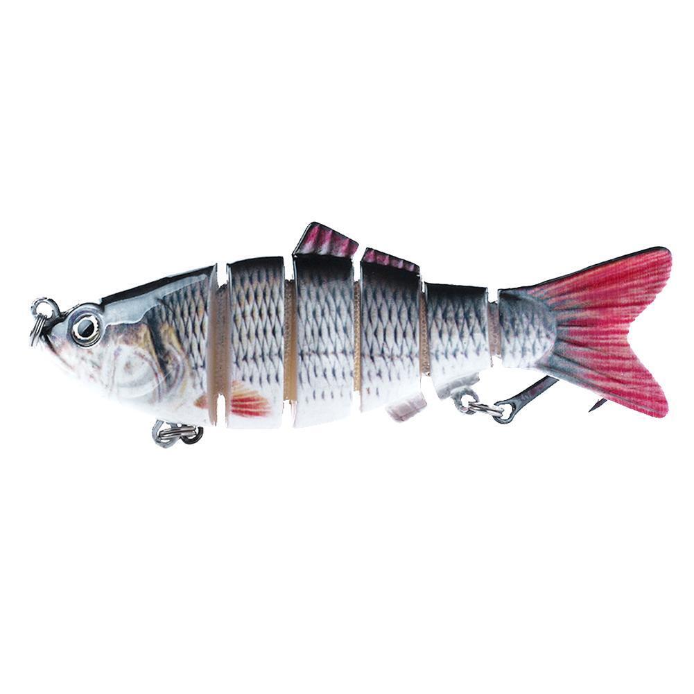 Fishing Lure 6 Segment Lifelike Fish Hooks Baits Swimbait Fishing Lures