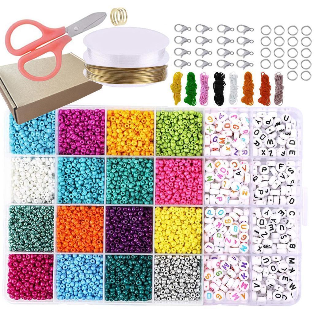 7162Pcs    with Letter  for Jewelry Making Supplies Kit