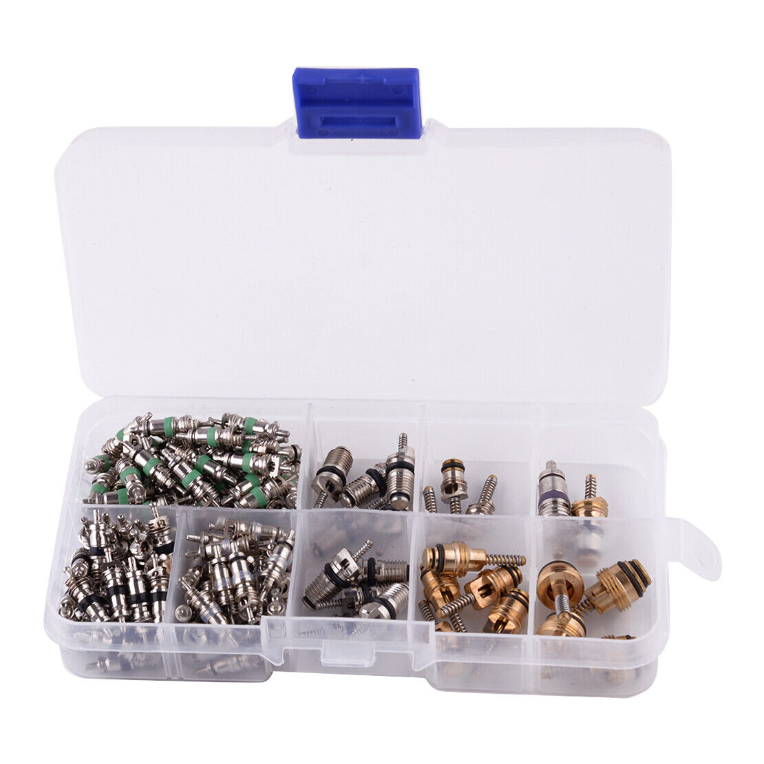 134Pc Protable AC Valve Core For R134A Air Conditioning Assortment Set