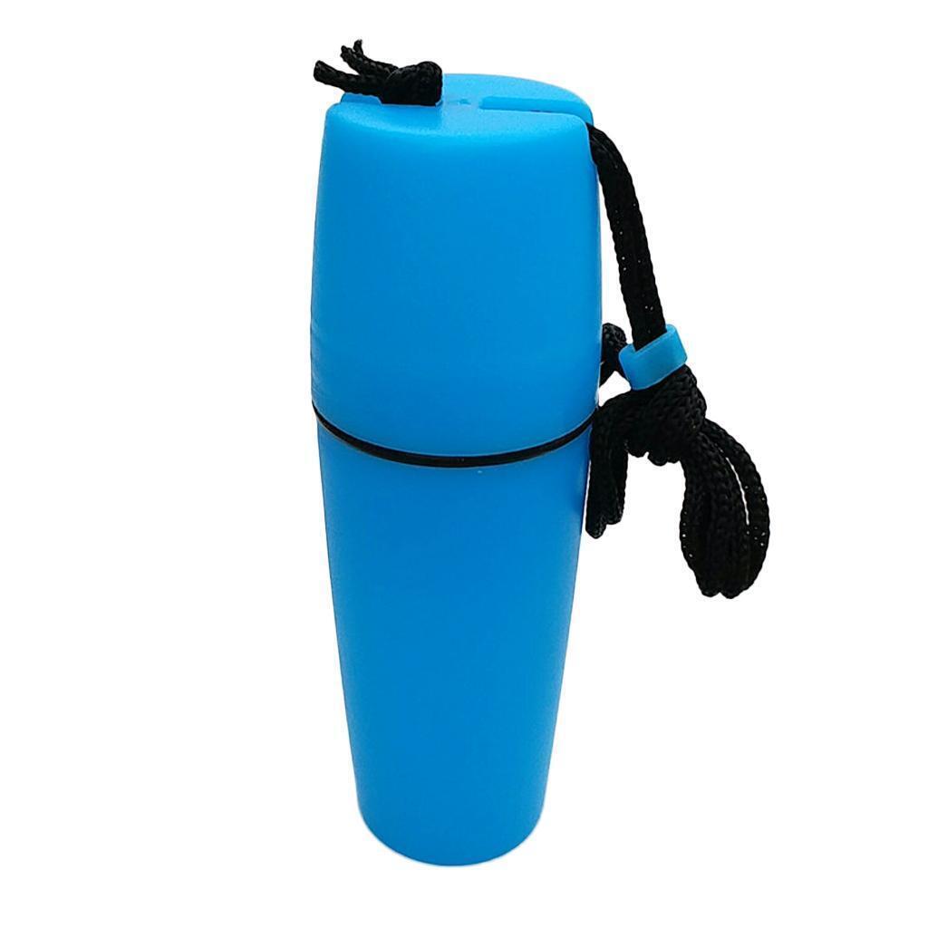 Dry Bottle Box Waterproof Container Holder for Scuba Dive Kayak Surf Floats Blue