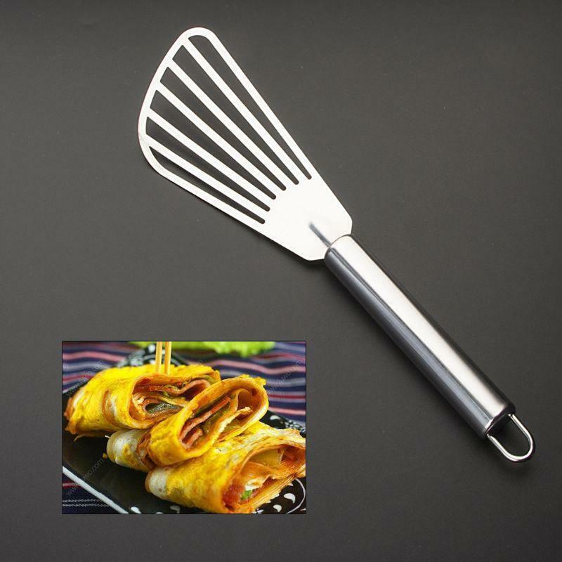 Stainless Steel Cooking Fish Spatula Professional Flexible Spatula Non-stick