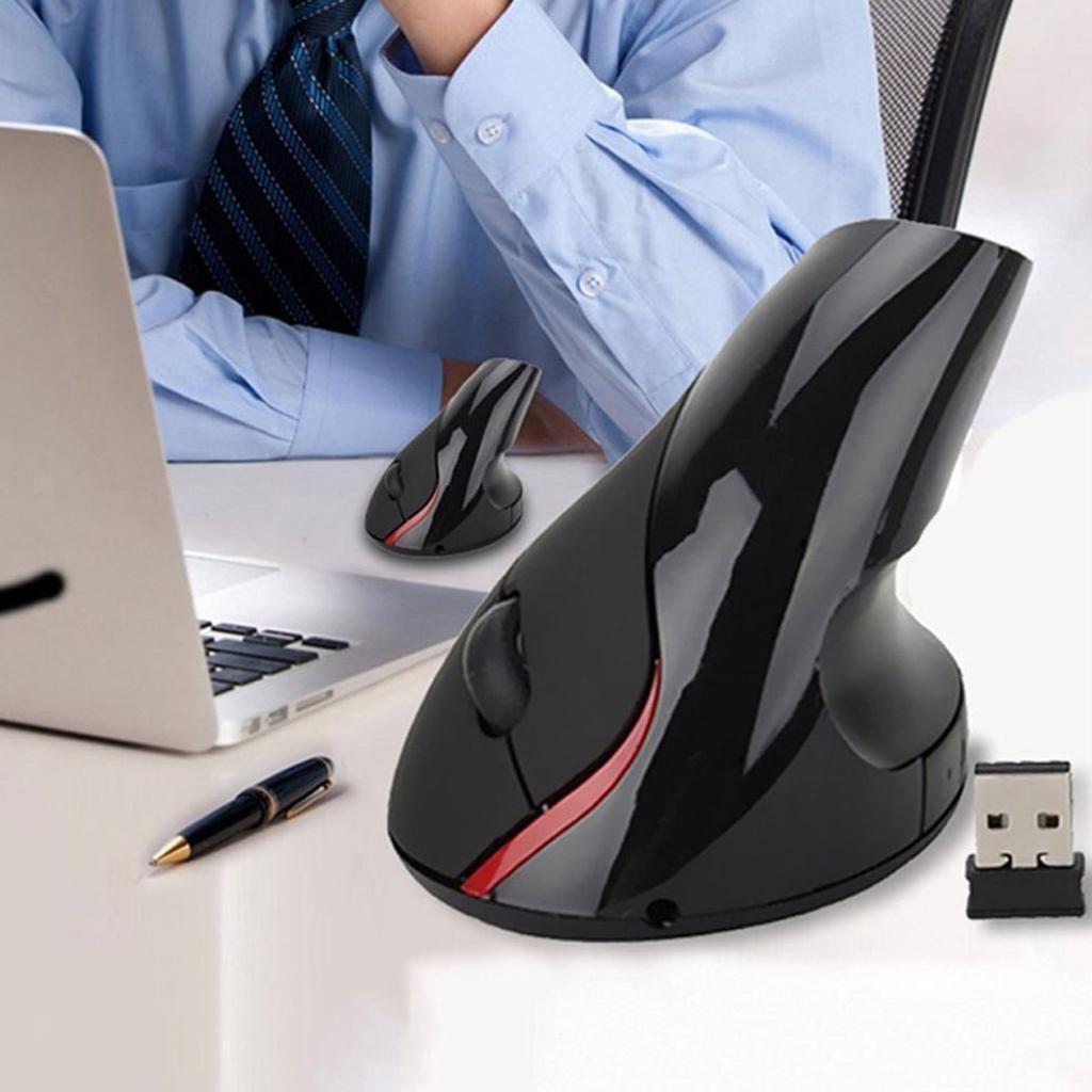 Ergonomic Wireless Vertical Mouse 2.4G Rechargeable Mice for Computer Notebook