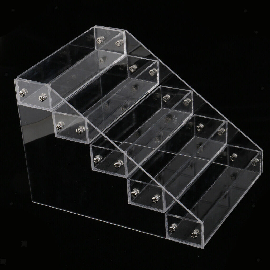 5 Tiers Acrylic Nail Polish Display Stand Holder Organizer Holds