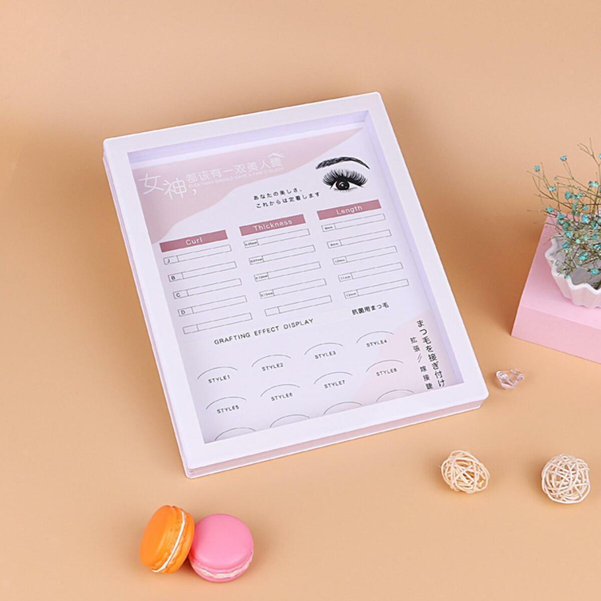 Eyelash Extension Display Plate Lashes Grafting Holder Eyelash Tools Make up