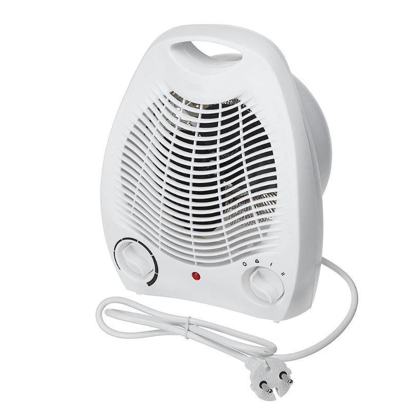 Electric Space Heater with Thermostat, 2000W Dual Purpose Heater Fan for Room
