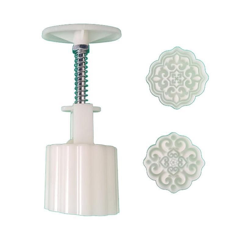 Hand-Pressure Moon Cake Mould Mid Autumn Festival Bath Bombs Chinoiserie Pattern