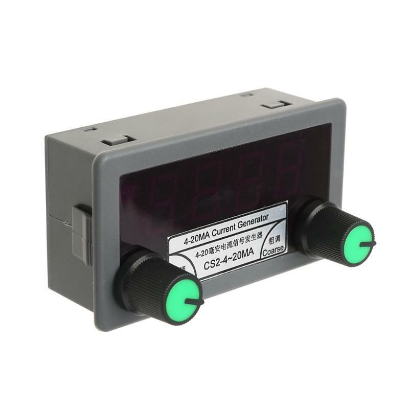 DC 7-30V 4-20mA Digital Current Analog Signal Generator Coarse/Fine Tuning Tools