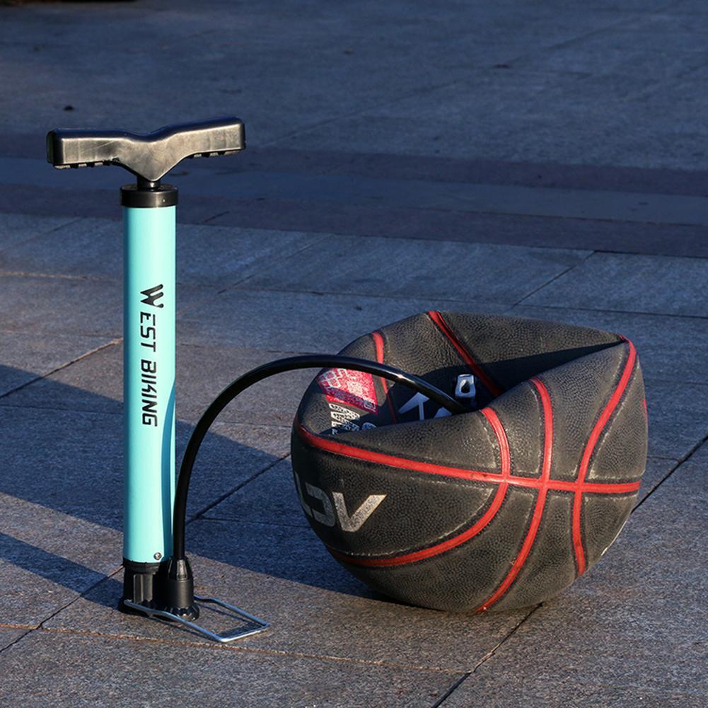 WEST BIKING Bicycle Tire Inflator 120PSI MTB Bike Air Pump for Basketball