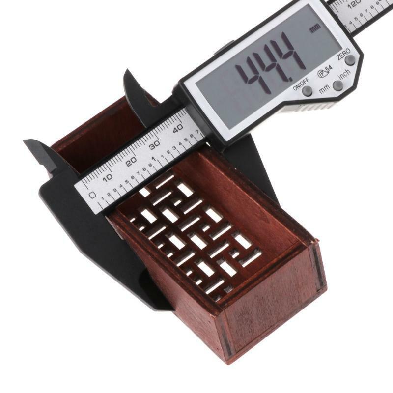 Digital Caliper Waterproof IP54 Large LCD Screen Carbon Fiber Vernier 0-150mm 6"