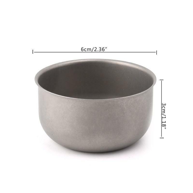 Outdoor Titanium Water Cup Camping Cooking Picnic Tableware Portable Tea Cup