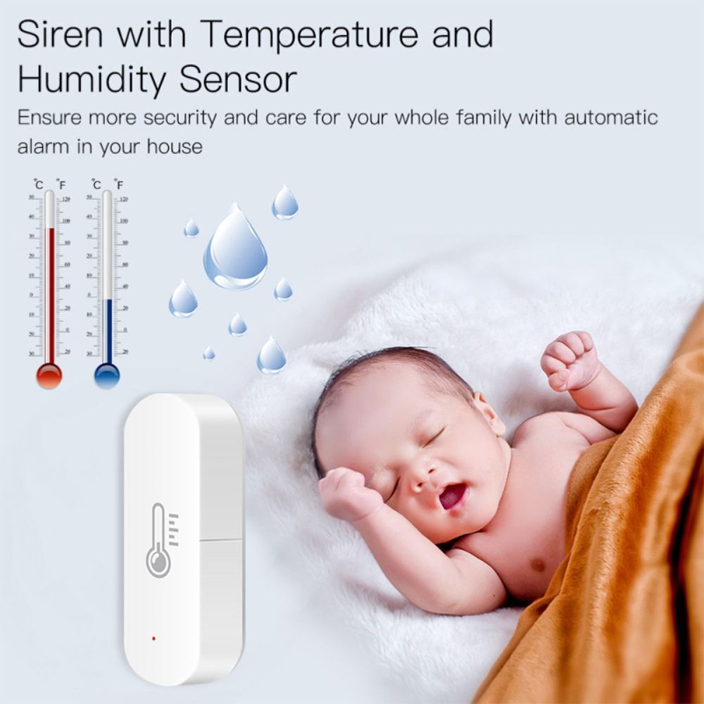 Indoor Hygrometer Temperature Humidity Sensor Smart Home Thermometer Detector