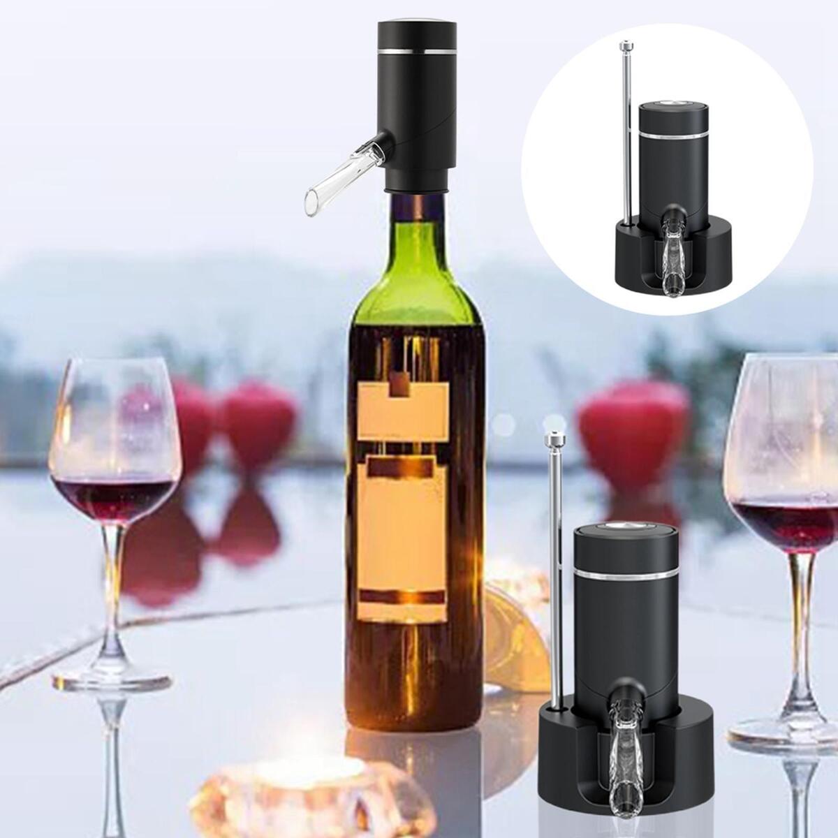 Smart Electric Wine Aerator Wine Pourer Decanter for Party Drinks Bar Travel