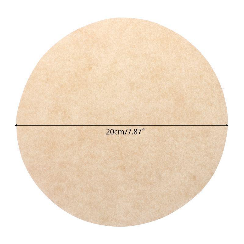 100pcs 8inch Parchment Paper Cookie Baking Sheets Liners Round Cake Pan